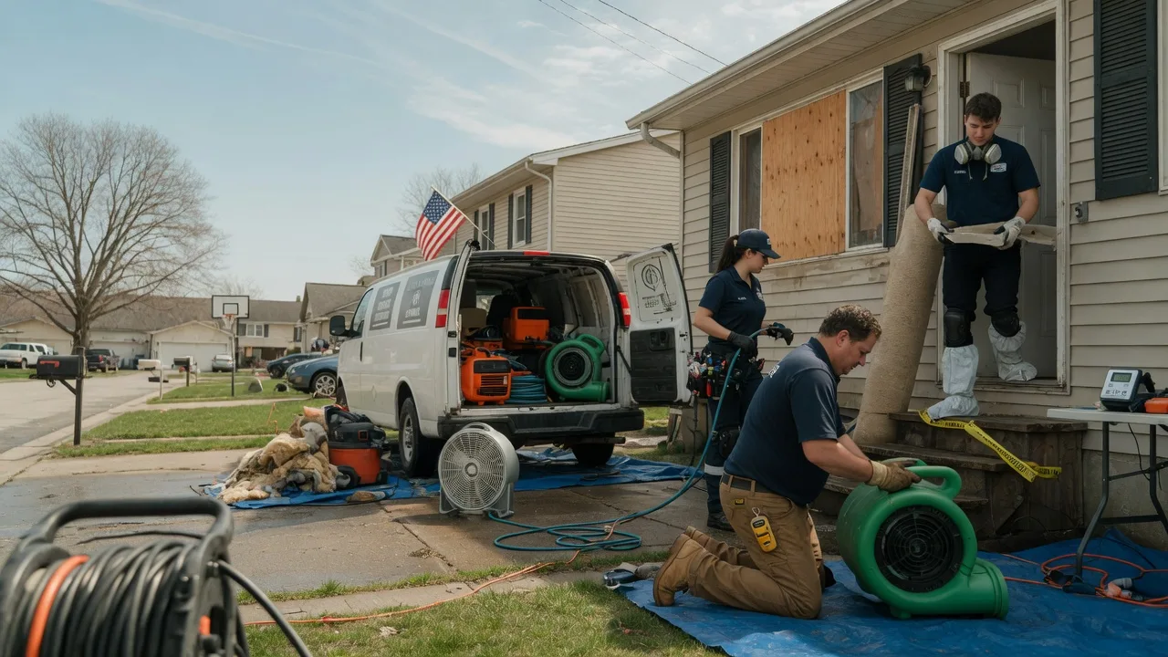 Water Damage Restoration in Marquette, WI near me